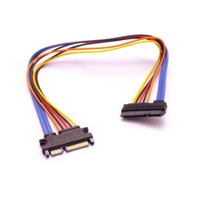22 Pin SATA Male to Female Extension Cable