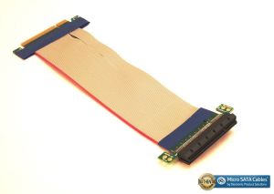 PCI-E Express 8X Riser Card with Flexible Cable