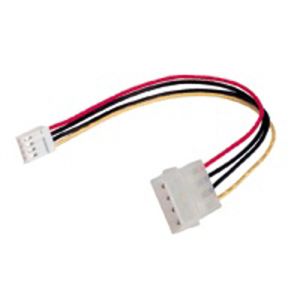 4-Pin Molex to Floppy Drive 4-Pin Power 12 inch Cable