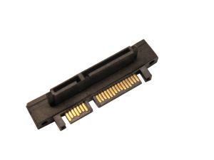 SATA 22 Pin Male to 22 Pin Female Right Angle Adapter