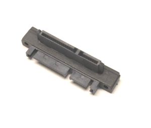 SATA 22 Pin Male to 22 Pin Female Left Angle Adapter
