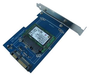 1.8 Inch Micro SATA SSD HDD to SATA Adapter with Bracket