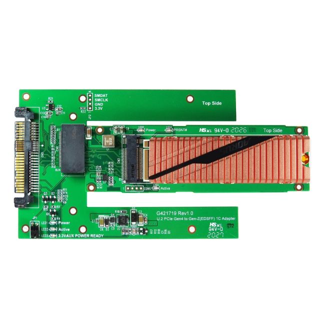 Buy Gen-Z 1C PCIe Gen 4 to M.2 NVMe SSD Adapter Online Buy Gen-Z 1C PCIe Gen 4 to M.2 NVMe SSD Adapter Online