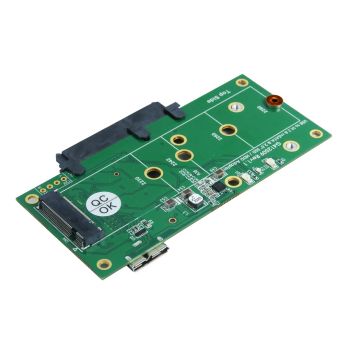 USB 3.1 Micro B to mSATA SSD Adapter