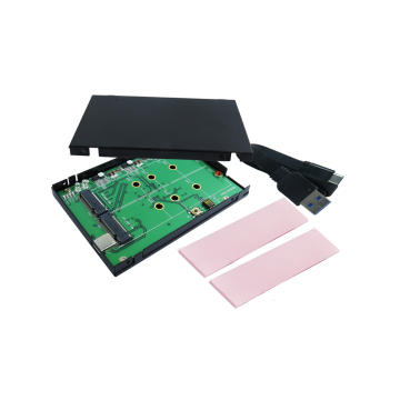 Buy USB 3.1 Gen2/10Gbps C type to M.2 x 2 RAID Card with C to A cable