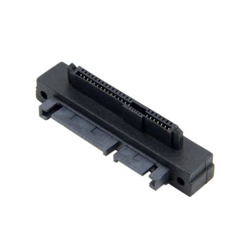 ‌SAS 29 Pin Female to 22 Pin Male Adapter 90 Degree Right Angle