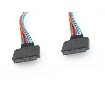 SFF-8639 68 Pin U.2 Cable Female to Female - 12 Inches