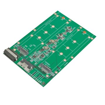 Slimline SAS 8-Lane Adapter for Dual Port M.2/M.3 NF1 NVMe SSD - Buy Now!