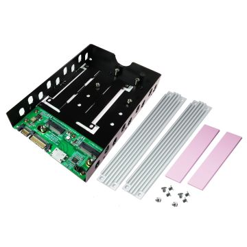 Buy 3.5 Inch Oculink & SATA to M.2/M.3 NVMe SSD Caddy
