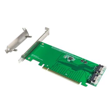 PCIe Gen3 16-Lane to SlimLine SAS (SFF-8654) 8-Lane Adapter