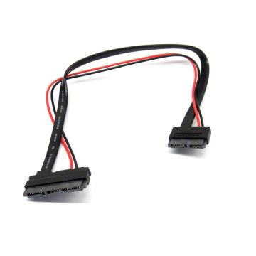 Slimline SATA Female to 22 Pin SATA Female Cable