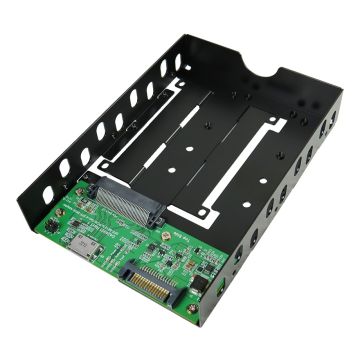 OCULINK to PCIe 4 Gen 4 U.2 (SFF-8639) Adapter in Metal Frame - Shop now
