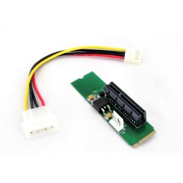 Buy PCIe 1X/4X to M.2 M Key 4 Lane PCIe Slot Crypto Mining Adapter