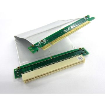 Get PCI-E Express16X Riser with Silver Flex High Speed Cable