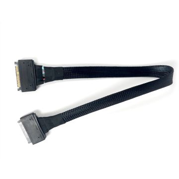 20 Inches U.3 SFF-8639 Female to U3 SFF-8639 Male Extension Cable