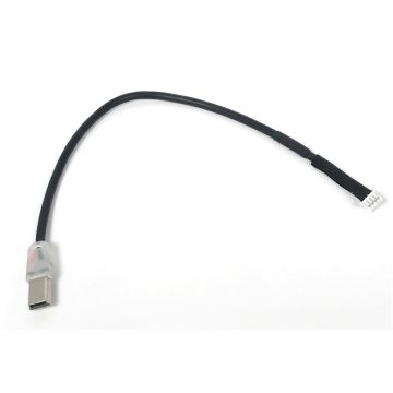 1.25 mm Connector 1X4 Pin to Low Profile Mini USB Straight Connector 