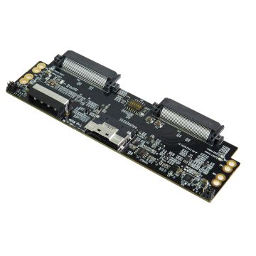 SlimSAS 8i PCIe 4.0 to U.3 Dual Port Adapter
