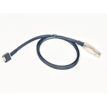 Buy 1M MCIO x4 to Mini-SAS SFF-8644 Cable
