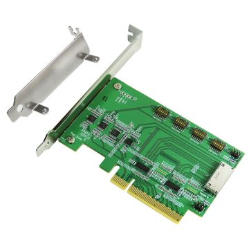 Buy PCIe x8 with Re-Driver to Oculink 8i Add-in-Card PCIe Gen 4