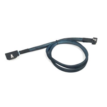 Low Profile SlimSAS Strait 8i to Low Profile Right Side Exit 8i - 1M