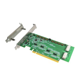 Buy PCIe x16 Gen4 with ReDriver to OCulink 8i Dual Port Add-in Card