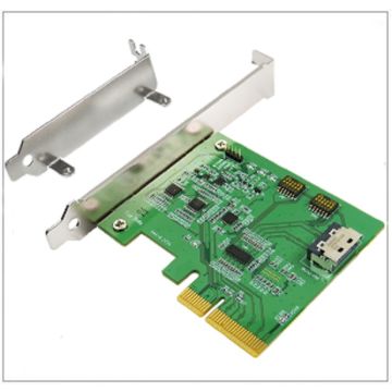 Buy PCIe x4 Gen4 ReDriver to MCIO 38P Add-In Card