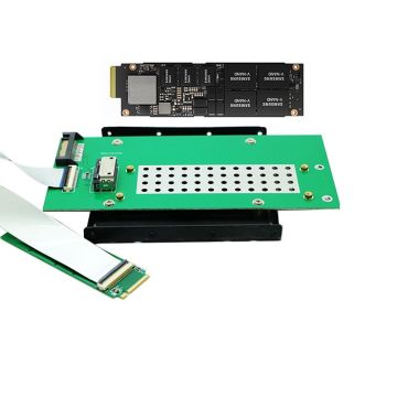 Buy EDSFF E1.S NVMe SSD to M.2 M-key Card with 3.5 Bracket