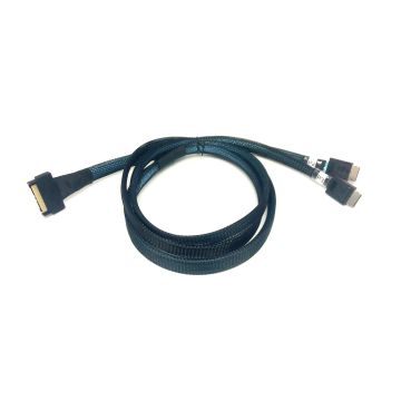 Buy 1 Meter MCIO x8 74P to 2X Oculink 4i Cable