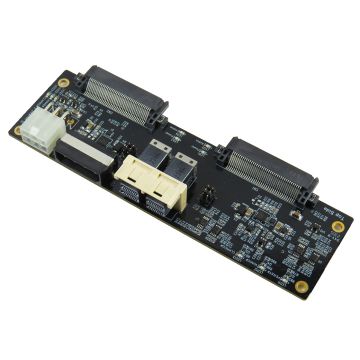 SFF-8673 1x2, 4X to U.2 Dual Port AIC Adapter Card for Purchase