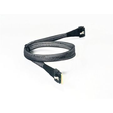 SlimSAS 8i Standard Straight to Low Profile Straight SlimSAS 8i cables, 0.5m