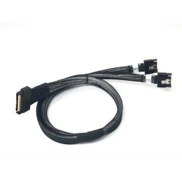 Purchase MCIO x8 74 Pin Y Cable Split to 2 x 38 Pin x4 MCIO
