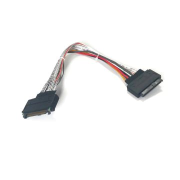 PCIe Gen5 (32Gt/s) Speed SFF-8639 68 Pin U.2 Cable Extension Cable -20 Inches