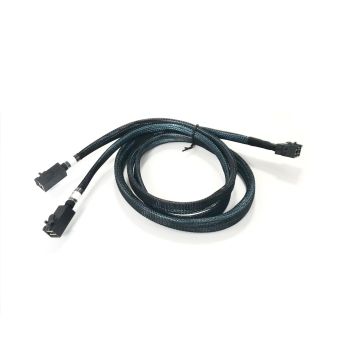 High-Quality U.2 Enabled Cable 1M HD(x8 SFF-8643) to HD(W)(2 x4 SFF-8643 Mini SAS)
