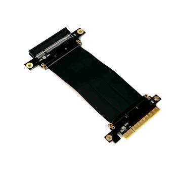 High Speed Shielded PCI-E Express X8 Riser Extension Cable -100MM