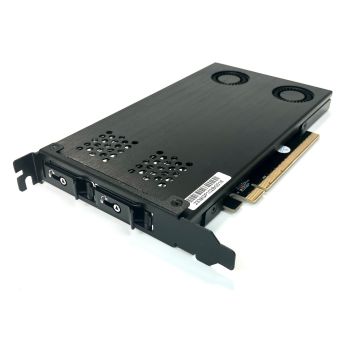 Swappable NVMe U.2 M2 PCIe Slot Adapter Dual SSD