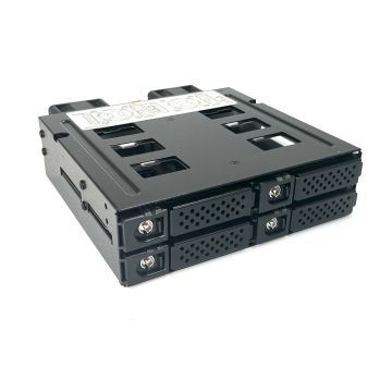 5.25 Bay x 4 NVMe U.2 M2 SSD Carrier HD-MiniSAS IO