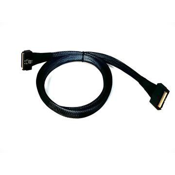 ‌MCIO 74Pin to LP Slim SAS 8i Cable - 32 Inch 