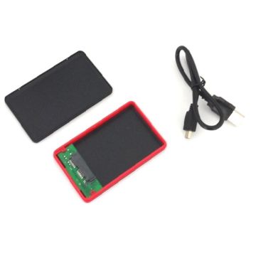 External Micro SATA 1.8 Inch SSD HDD Enclosure: USB 2.0 Case for Storage Devices