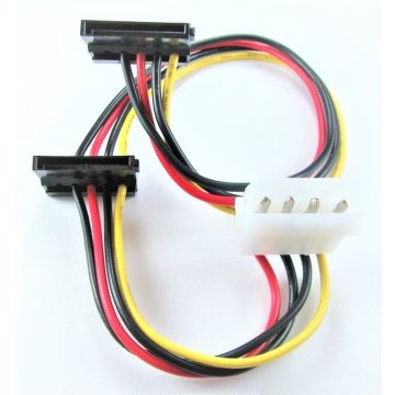 Molex to SATA Splitter Cable