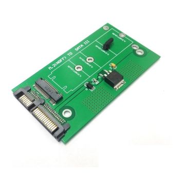 M.2 NGFF  80 MM SSD to SATA III Adapter With Clip