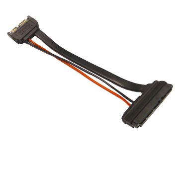 Slimline 13 pin SATA Male to 22 Pin SATA Female Cable Adapter-III for data transfer