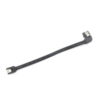 SATA 7 Pin Straight to 7 Pin with 90 Degree Latching Cable
