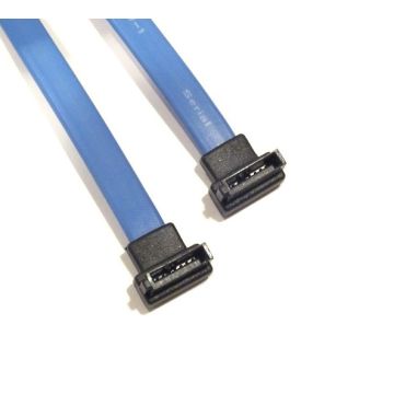 SATA 7 Pin Female to Female Cable 2 X 90 Degree Angle CBL7PS-2X90-20