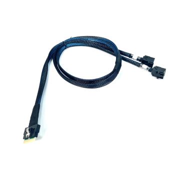 ‌SlimSAS 8i S‌FF-8654 to 2 X Mini SAS SFF-8643 Cable - 60 CM