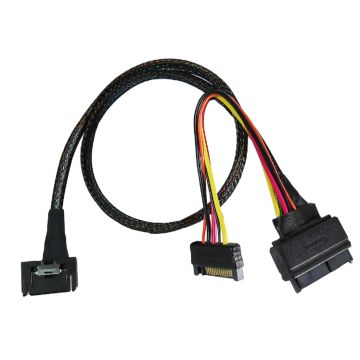 PCIe Gen4 Gen-Z 1C Male to U.2 (SFF-8639) Cable - 50CM - Shop Now