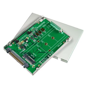Reliable GEN Z (SFF-8639) to M.2 NVMe SSD Adapter with 2.5 Inch Enclosure
