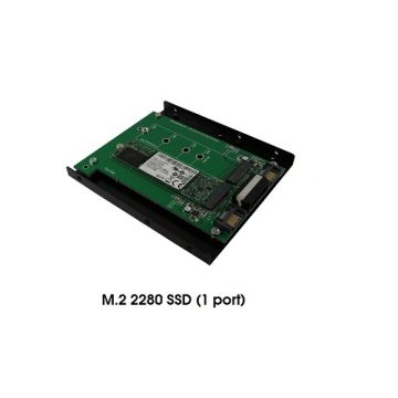 Get M.2 x 2 to SATA III Dual Port Adapter with 3.5 Inch Metal Frame
