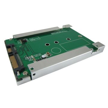 SATA III to M.2 SSD Adapter Device Sleep Mode (DEVSLP) with Frame Housing