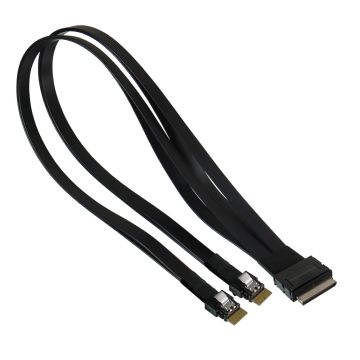 Top-Quality OCulink 8-Lane to Slimline SAS 4-Lane x2 Cable