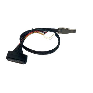 Mini-SAS HD to U.2 Host Cable SFF-8644 to SFF-8639  - Non SAS Cable length 0.5M 